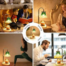 GEEZO Fragrance Candle Warmer Lamp，Electric Candle Warmer with Timer & Dimmer，Mom Christmas Birthday Gifts for Women, House Warming Gifts New Home Bedroom Decor by CozyNest Decor