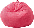 Hobestluk 2.5FT Bean Bag Chair Beanbags Small Bean Bag Chair with Filler Included Teardrop Bean Bag with Removable Cover for Bedroom Living Room (Small, Pink) by CozyNest Decor