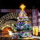 22" Bethlehem Star Outdoor Christmas Lights 90 LEDs Christmas Tree Lights Hanging Lights Mains Powered Polaris Christmas Decorations,Star of Bethlehem Lights for New Year Holiday Wedding Party Decor by GreenHaven Gardens