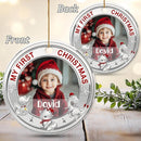 Personalized Baby First Christmas Photo Christmas Ornament 2025 - Custom Newborn Keepsake - Sweet Gift for New Parents Mom Dad - Gift for Parents - Sweet Baby Holiday Memory Decoration by TinyTreasures Baby Boutique