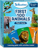 Skillmatics Thick Flash Cards for Toddlers - First 100 Animals, Montessori Toys, Preschool Learning Activities, Learning Aids, Gifts for Kids Ages 1, 2, 3, 4 Years by TinyTreasures Baby Boutique
