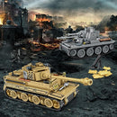 1030 Piece WW2 Army Tanks Toy Building Sets,Create a German Panzer 38T and a German Tiger Tank Toys,Adult Collectible Model Tanks Sets to Build,Christmas Birthday Gifts for Boys,Teens,Adults by TinyTreasures Baby Boutique