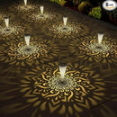 6 Pack Solar Lights Outdoor Garden Decorative Solar Garden Lights with Warm Light Waterproof Solar Pathway Landscape Light for Path Patio Backyard Walkway Yard Decor (White, 6Pcs) by GreenHaven Gardens