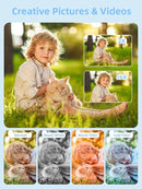 Digital Camera for Kids and Starters, FHD 1080P Point and Shoot Camera with 32GB Card 16X Zoom Anti Shake, Gift for Boys Girls Kids, White by TinyTreasures Baby Boutique
