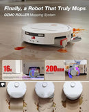 Yeedi M14 Plus Robot Vacuum and Mop with All-in-One Station, 18000Pa, OZMO Roller Instant Self-Washing Mopping, 167℉ Hot Water Mop Washing & Self-Drying, ZeroTangle 3.0, Self-Emptying, White by CozyNest Decor
