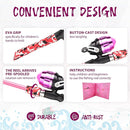 Kids Fishing Pole, Portable Telescopic Kids Fishing Poles for Boys and Girls, Fishing Rod and Reel Combo Kit with Tackle Box, and Fishing Net, Best Fishing Pole for Toddler Youth by TinyTreasures Baby Boutique
