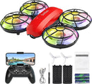 Drone with Camera for Kids and Beginner,Birthday Gift Toy for Boys and Girl,Indoor Quadcopter Plane for Boy,Small Helicopter with Auto Hovering, 3D Flips, Headless Mode,2 Batteries by TinyTreasures Baby Boutique
