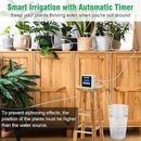 WADEO Automatic Watering System for Potted Plants, Dual Pump Plant Watering System, 15 Potted Automatic Plant Waterer for Indoor, Automatic Drip Irrigation Kit with Digital Programmable Water Timer by GreenHaven Gardens