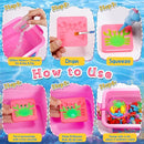 MDINGTD Aqua Water Gel Toy Kit for Kids, DIY Squishy Toys Art Crafts Kits with 12 Gels and 12 Molds, Make Your Own Creative Toys Party Favors Christmas Birthday Gifts for Girls Ages 4-12 by TinyTreasures Baby Boutique