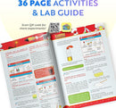 Playz Kaboom! 50+ Explosive Science Experiments Kit for Kids Age 8-12 with 25 Playz Lab Token Experiments - Chemistry Set STEM Learning & Educational Toys & Gifts for Boys, Girls, Teenagers & Kids by TinyTreasures Baby Boutique