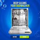 Dishwasher Cleaner and Deodorizer Tablets 26-Pack, Deep Cleaning Descaler for Dishwasher Machine, Heavy Duty, Septic Safe, Removes Grease & Build-ups, 1 Year of Cleaning Supplies (Unscented) by TinyTreasures Baby Boutique