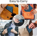 HIFA Leather Passport Holder, Handmade Passport Cover with Card and Ticket Slot - Genuine Leather, Elegant Design, Easy Access - Passport Case, Passport Wallet, Passport Holder by TinyTreasures Baby Boutique