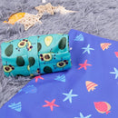 ALVABABY 2pcs Cloth Diaper Wet Dry Bags Waterproof Reusable with Two Zippered Pockets Travel Beach Pool Daycare Soiled Baby Items Yoga Gym Bag for Swimsuits or Wet Clothes LZX4344 by TinyTreasures Baby Boutique