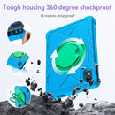 HUIHUANG Tablet 10 Inch Android 14 Tablet, 16GB RAM 128GB ROM, 1TB Expansion, Octa-core, Large Capacity Battery, 5MP + 8MP Dual Camera, 5G/2.4G WiFi, Bluetooth 5.0, GPS, Drop-Proof Case (Blue) by TinyTreasures Baby Boutique