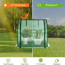U'Artlines Portable Mini Greenhouse Small Green House with Waterproof Pad 36x18x33 Inch Plant Cover Tent for Garden Small Plants Indoor Outdoor, Green PE by GreenHaven Gardens