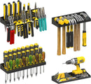 UNITEDPOWER Wall Mount Hand Tool Storage Set, Screwdriver Organizer, Pliers Holder, Hammer Rack, Metal Hardware Tray for Garage Workshop Workbench - 4 Pack by GreenHaven Gardens