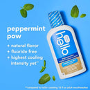 hello Empower-Mint Fluoride Free and Alcohol Free Mouthwash, Non Alcoholic Mint Mouthwash Pack, Peppermint Pow, 3 Pack, 16 Fl Oz Bottles by CozyNest Decor