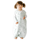 Tealbee DREAMSUIT: Toddler Sleep Sack with Feet 2T 3T - 0.8 TOG Lightweight Baby Wearable Blanket for Walkers - Rayon Made from Bamboo, Organic Cotton Sleeping Bag - Croissant by TinyTreasures Baby Boutique