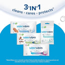 WaterWipes Sensitive+ Newborn & Baby Wipes, 3-In-1 Cleans, Cares, Protects, 99.9% Water, Unscented & Hypoallergenic, 1080 Count (18 Packs) by TinyTreasures Baby Boutique
