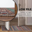 Keen Home Design 2x3 Rug - Machine Washable Entry Rug with Non-Slip Backing, Ideal for Enteryway, Kitchen, Bathroom, Laundry Room - Vintage, Easy Clean, Durable, Low Pile Rug - (2' x 3') by CozyNest Decor