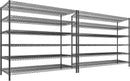 REIBII 83"H Storage Shelves 3840LBS Metal Shelving Unit Garage Shelving Heavy Duty 6 Tier Commercial Adjustable Wire Shelving for Storage Rack for Pantry, Garage, Kitchen, 83"H x 55.5"W x 18"D, 2PCS by GreenHaven Gardens