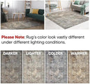 Keen Home Design 2x7 Rug - Machine Washable Runner Rug with Non-Slip Backing, Ideal for Hallway, Entryway, Kitchen, Laundry Room - Vintage, Easy Clean, Durable, Low Pile Rug - (2'6" x 7') by CozyNest Decor