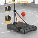 Kids Indoor Basketball Hoop with Scoreboard & Timer,Toddler Adjustable Height Basketball Goal Toy for Outdoor Backyard,Sports Game Play by TinyTreasures Baby Boutique