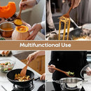 Teak Wooden Cooking Utensils Set, 10 Piece Premium Kitchen Cookware, Non-Scratch Wooden Spoons for Cooking, Perfect for Cooking and Serving by CozyNest Decor