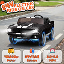 24V 2 Seater Ride on Toys, Licensed Shelby Cobra Kids Power Car Wheeler Ride On Toy w/ 2WD/4WD Switchable, Remote Control, 19" Spacious Seat, 4 Spring Suspension, Music, Bluetooth by TinyTreasures Baby Boutique