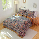 Boho Muslin Blanket for Adults 4-Layer Gauze Twin Size Soft Cozy 100% Cotton Summer Cooling Blanket Wheel Floral Decor for Sofa Bed Coverlet Both Sides (A Luck Wheel, Twin 60 x 80 in) by CozyNest Decor