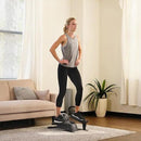 Sunny Health & Fitness 2-in-1 Sit/Stand Mini Elliptical Machine, Portable Under Desk Peddler Exerciser for Senior Home Workout, Optional Free Sunnyfit App Bluetooth Link, Handlebars or Resistance Band by CozyNest Decor