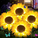 TYNLED Sunflower Solar Garden Lights, 4 Pack Outdoor Solar Powered Garden Stake Lights Waterproof Decoration Flower Landscape Lights for Garden Patio Pathway Backyard by GreenHaven Gardens