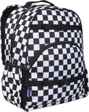 Wildkin ECO rPET 17-inch Large Backpack – Sustainable, Padded, Adjustable – Black and White Checkered by TinyTreasures Baby Boutique