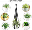 Augshy Macrame Hanging Planter, 2 Pack Hanging Planters for Indoor Plants Indoor Outdoor Decor Handmade Hanging Plant Holder(35 Inch) by GreenHaven Gardens