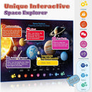 Bilingual Interactive Solar System Poster for Kids – Educational Talking Space Poster for Kids Aged 3-12, STEM Learning Toy, Ideal for Classroom & Home, Space-Themed Wall Decor by TinyTreasures Baby Boutique