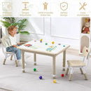 Kids Table and 2 Chairs Set, Height Adjustable (17.7"-26.1") Toddler Table and Chair Set, Multi-Activity Table with Graffiti Desktop, Children’s Table and Chairs for Classroom, Home & Daycare by CozyNest Decor