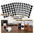 SWOMMOLY Spice Rack Organizer with 36 Empty Square Spice Jars, 396 Spice Labels with Chalk Marker and Funnel Complete Set, for Countertop, Cabinet or Wall Mount,Silver by CozyNest Decor