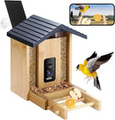 Bird Feeder, 5MP Solar-Powered Smart Bird Feeder with Camera, AI Identifies Birds 10000+, 2.4GHz, Color Night Vision, Instant Notification, Easy to Use, 1.5L Birds Feeders for Outdoor, Yard by GreenHaven Gardens