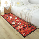 Runner Rug for Hallways Kitchen Rug Non Slip 2'x 6' Washable Runner Rugs with Rubber Backing Soft Floral Carpet Runner for Hallways, Kitchen, Laundry, Bedroom, Bathroom(Red) by CozyNest Decor