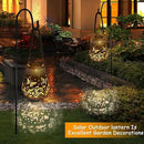Hanging Solar Lanterns Outdoor Waterproof Butterfly Solar Lights Metal Outdoor Decor, LED Decorative Solar Garden Lights for Garden, Backyard, Tree, Porch(1 Pack) by GreenHaven Gardens