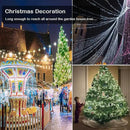 Outdoor Christmas String Lights, 800LED 330FT White Fairy Lights, 8 Mode Plug in Waterproof Indoor Outdoor Decor Lights for Bedroom Christmas Thanksgiving Wedding Party Garden Yard Tree by GreenHaven Gardens