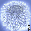 99ft 300 LED String Lights Indoor - White Christmas Lights Outdoor Waterproof Clear Wire, 8 Modes Connectable Twinkle Fairy String Lights Plug in for Outside Room Bedroom Party Wedding Decorations by GreenHaven Gardens
