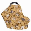 Binienty Sunflower Baby Stuff Car Seat Covers, Dogs Animal Print Carseat Canopy Multi-use Breastfeeding Carseat CanopyInfant Stroller Covers, Ideal Gifts for Wife Mom by TinyTreasures Baby Boutique