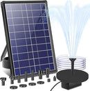Biling 7.5W Solar Water Pump Outdoor, Solar Pond Pump Solar Fountain with DIY 5ft Tubing for Small Ponds, Garden Pool and Bird Bath by GreenHaven Gardens