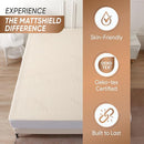 Luxury Waterproof Organic Mattress Protector King - Organic Cotton Breathable Mattress Pad Cover - New 380 GSM Comfort - Deep Pocket - Jersey Cotton Skirt - Fitted Comfort by TinyTreasures Baby Boutique