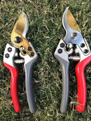 Garden Shears, Japanese labor-saving Garden Scissors, Pruning Shears and Garden Secateurs for Woman and arthritis weak, Professional Branch scissors(Red-grey) by GreenHaven Gardens
