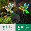 Hummingbird Solar Garden Decor,Hummingbird Outdoor Solar Lights,LED Hummingbirds Light Outside,Solar Garden Lights, Outdoor Decorations for Yard and Patio Pathway Lawn (2 Pack) by GreenHaven Gardens