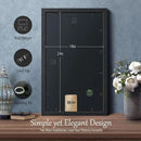 VCK 14x24 Picture Frame Set of 3, Black Solid Wood Poster Frames, Textured Exclusive Wall Gallery Frame by CozyNest Decor