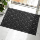 Door Mat Outdoor, 29x17, Welcome Mats for Entryway, Front Doormat for Home Entrance, Patio, Garage, RV Mats for Outside, Indoor Floor Mat, Durable, Non-Slip, Catches Muddy and Dirt(Black) by CozyNest Decor