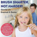MOUTHWATCHERS Soft Kids Toothbrush, 2 Manual Flossing Toothbrushes and 2 Strawberry Fluoride Free Toothpastes, 3 oz, Gift Set, by Dr. Plotka's by CozyNest Decor